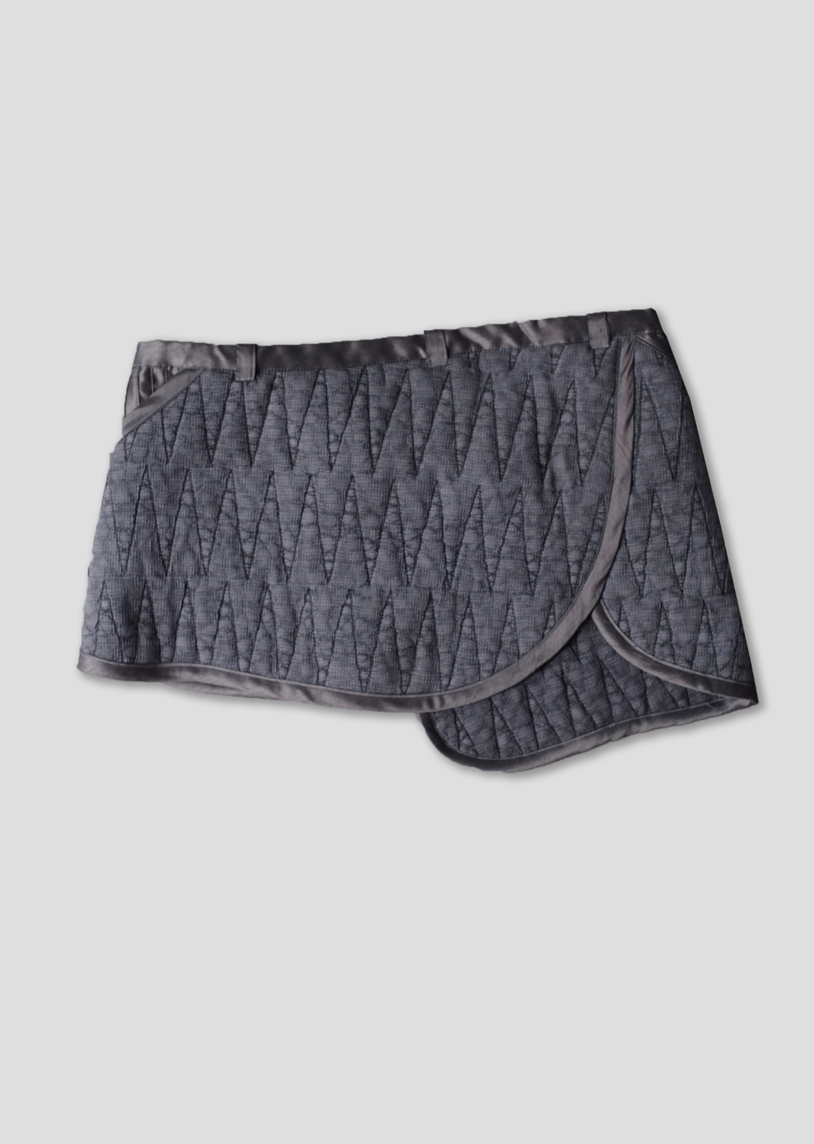 Travel Apron Skirt - Stone Grey