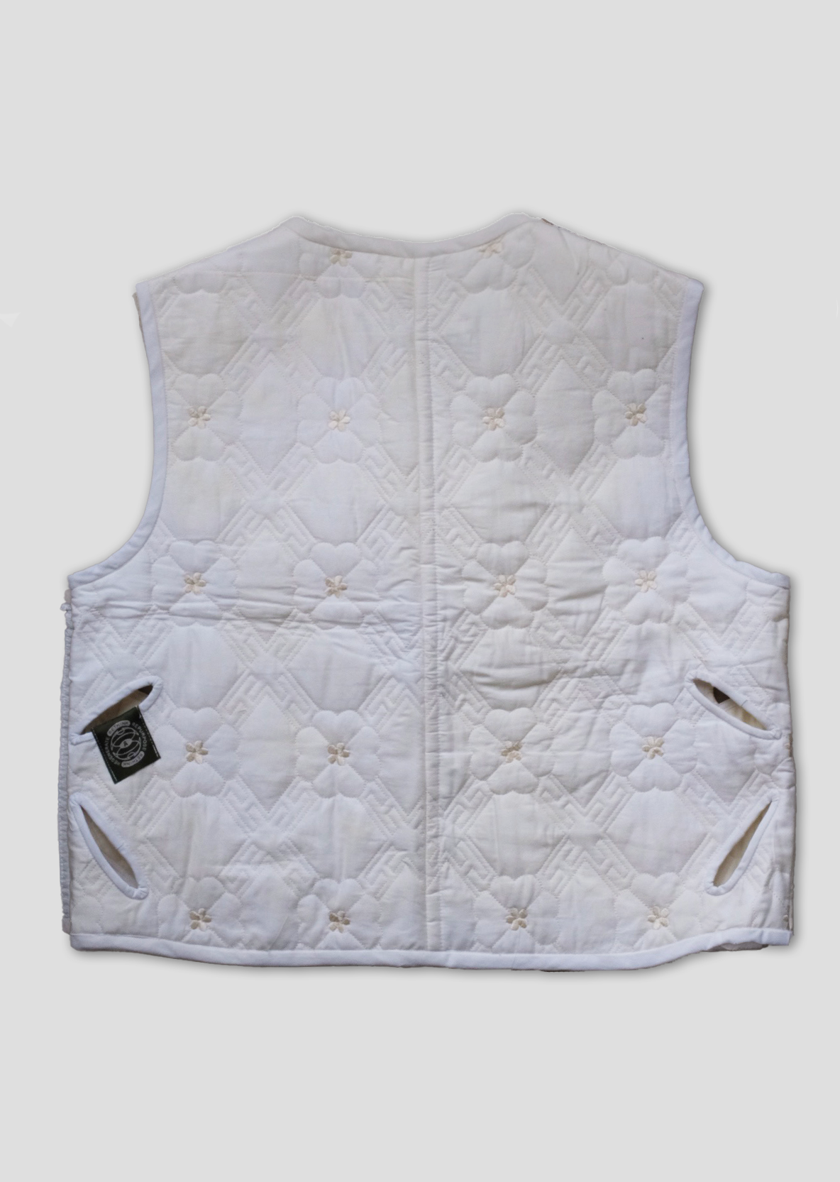 Cropped Morph Vest - Ivory